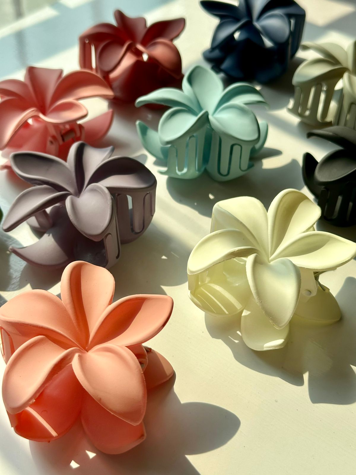 Large Flower HairClaw