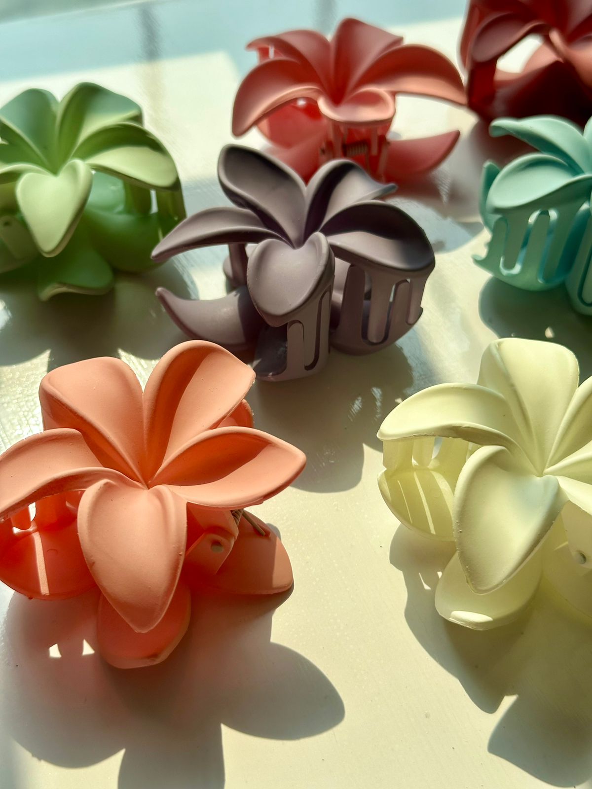 Large Flower HairClaw