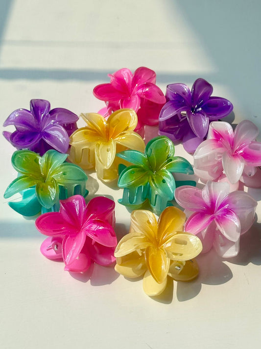 Small Flower HairClaw